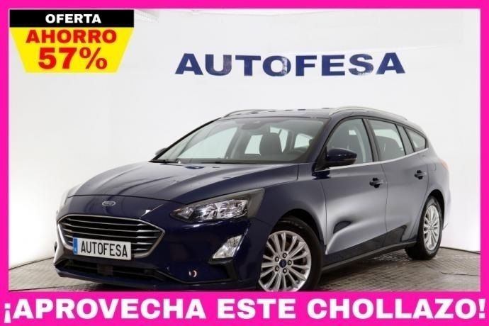 Azul Usado 2019 Ford Focus Titanium Familiar | 12.950 € (Buen precio) - Imagen 1/4