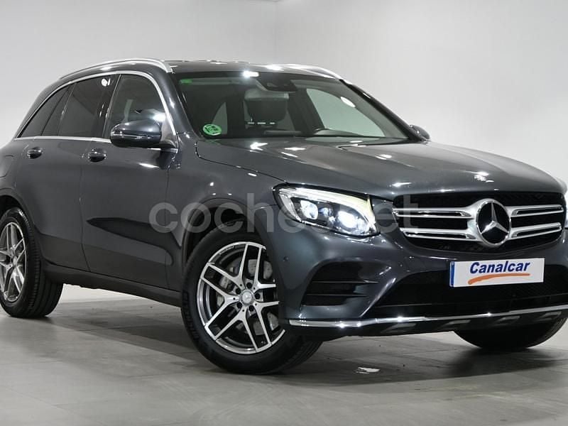 Usado Mercedes GLC220 170 CV (125 kW) 2015 Gris SUV