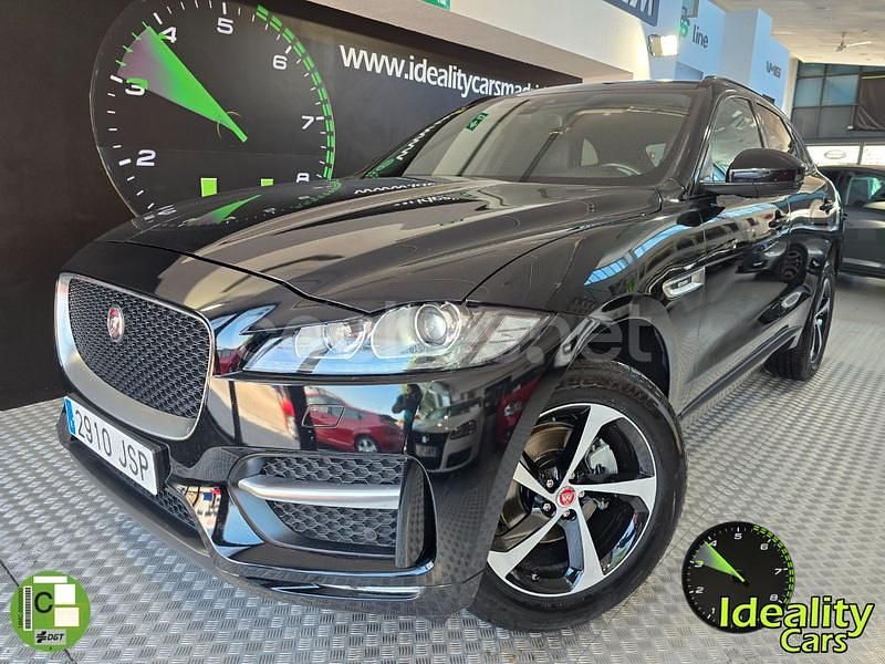 Negro Usado 2016 Jaguar F-Pace R-Sport SUV | 18.990 € (Precio justo) - Imagen 1/4