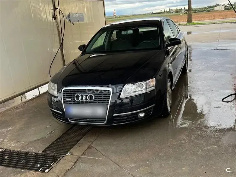 Usado Audi A6 Premium 225 CV (165 kW) 2005 Negro Berlina