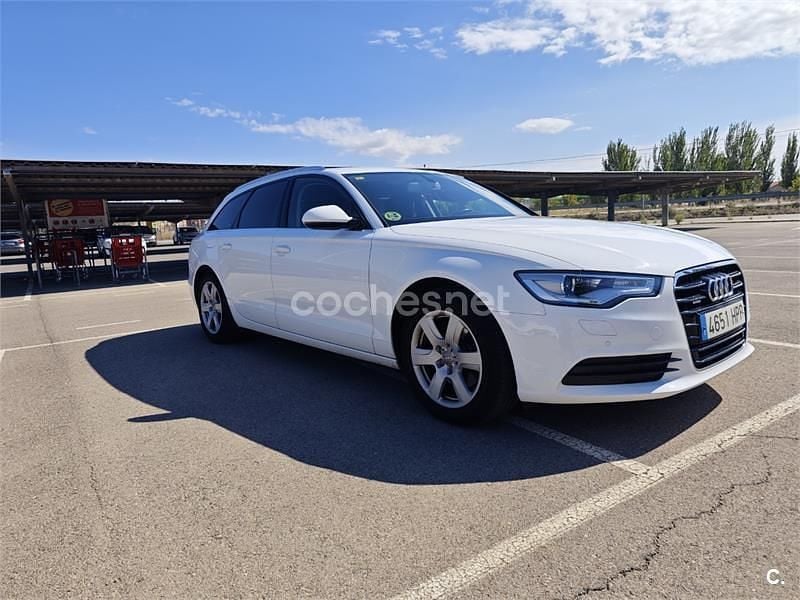 Usado Audi A6 204 CV (150 kW) 2013 Blanco Familiar