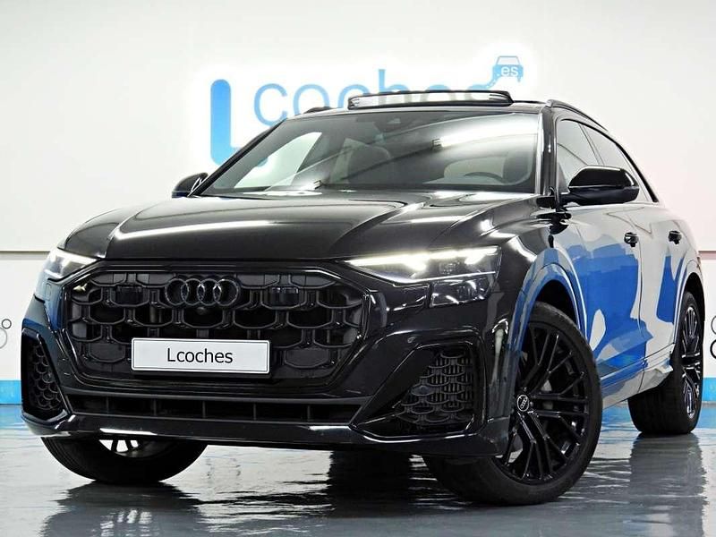 Usado Audi Q8 S-Line 340 CV (250 kW) 2024 Negro SUV