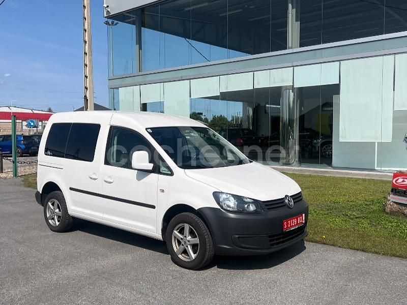 Blanco Usado 2015 VW Caddy Trendline Monovolumen | 12.900 € (Precio justo) - Imagen 1/4