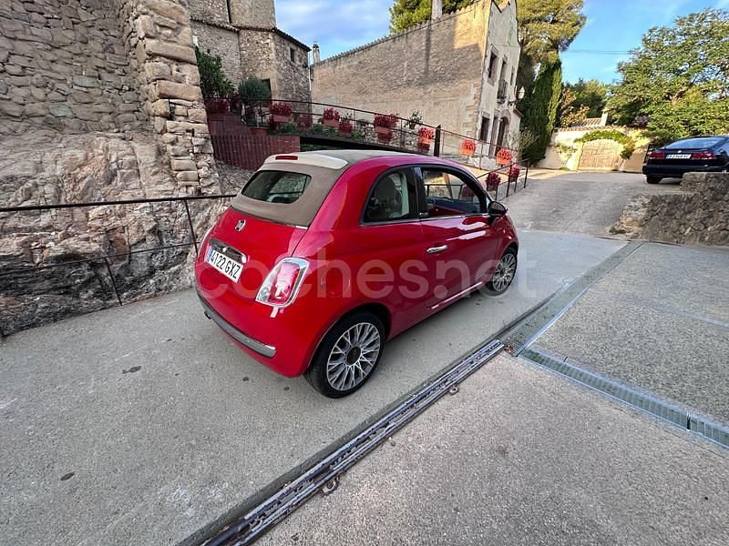 Rojo Usado 2010 Fiat 500C Lounge Descapotable | 7376 € (Precio justo) - Imagen 1/4