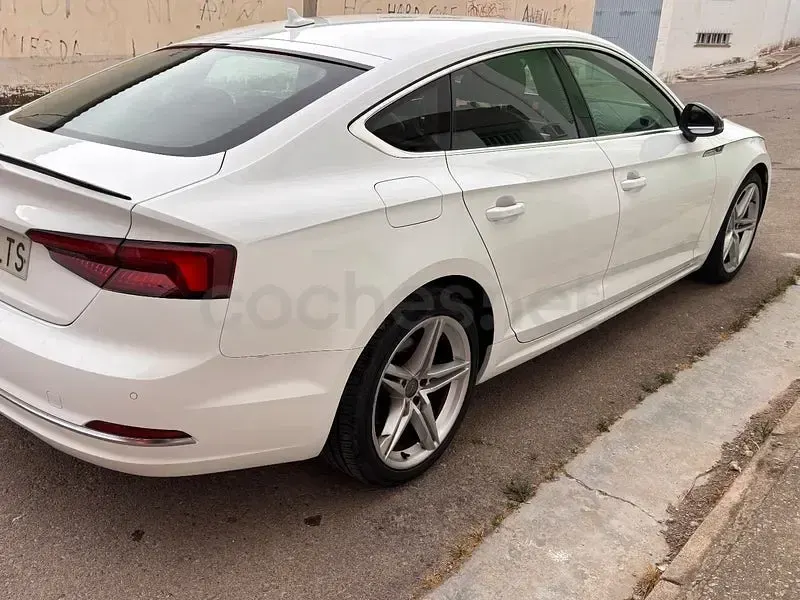 Usado Audi A5 Sportback 150 CV (110 kW) 2017 Blanco Utilitario