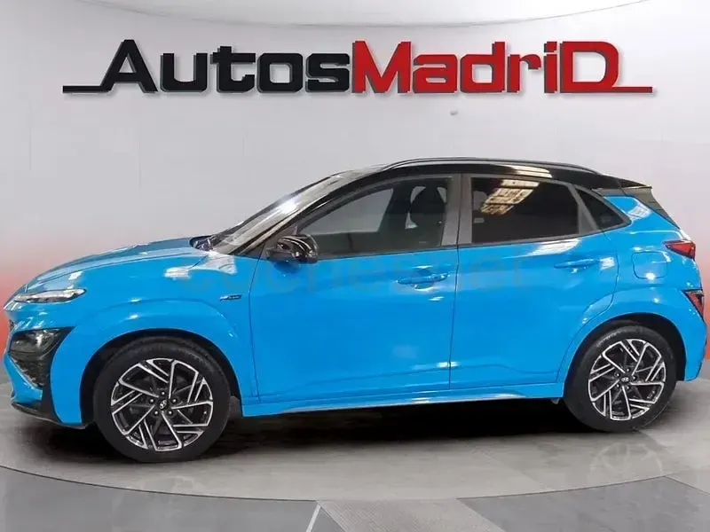 Usado Hyundai Kona N Line 120 CV (88 kW) 2022 Azul SUV