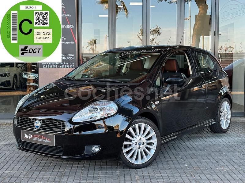 Negro Usado 2008 Fiat Grande Punto Sport Utilitario | 6490 € (Caro) - Imagen 1/4