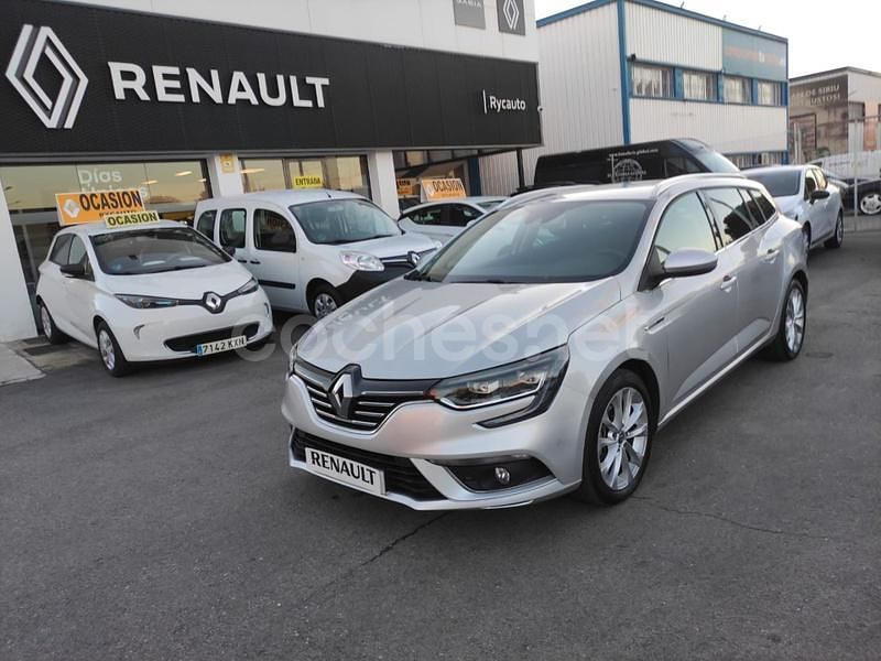 Gris / plata Usado 2020 Renault Mégane GrandTour Zen Familiar | 15.990 € (Precio justo) - Imagen 1/4