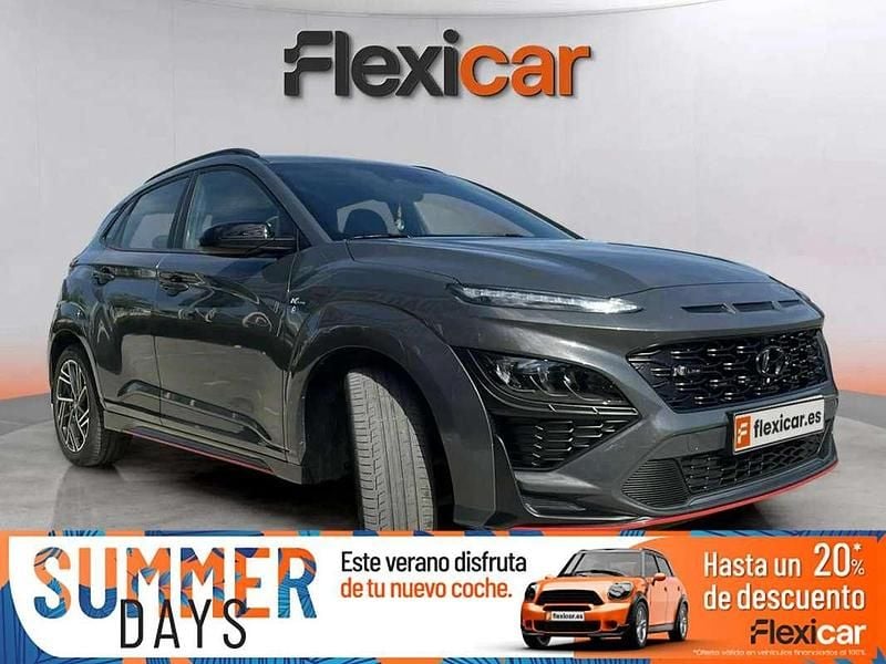 Gris Usado 2022 Hyundai Kona N Line SUV | 16.990 € (Precio justo) - Imagen 1/4