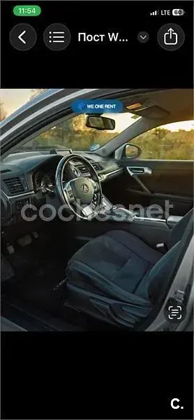 Usado Lexus CT200h 136 CV (100 kW) 2011 Gris / plata Berlina
