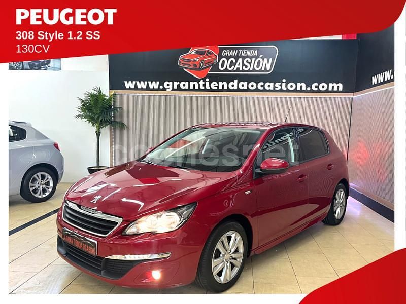 Rojo Usado 2016 Peugeot 308 Style Berlina | 7480 € (Buen precio) - Imagen 1/4