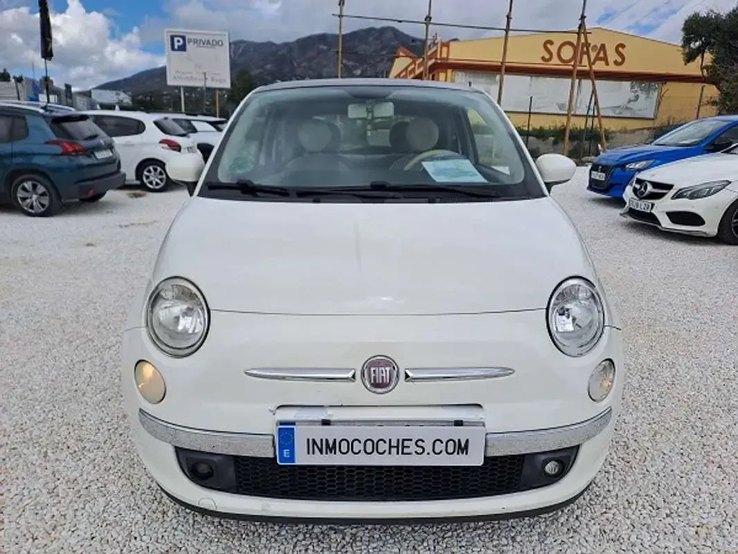 Usado Fiat 500 Lounge 69 CV (50 kW) 2012 Blanco Utilitario