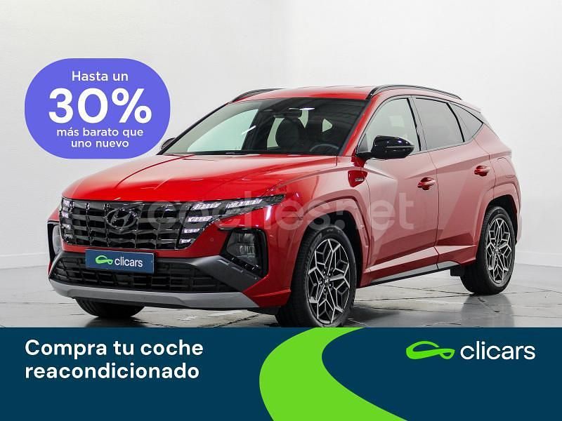 Rojo Usado 2022 Hyundai Tucson N Line SUV | 25.490 € (Un poco caro) - Imagen 1/4