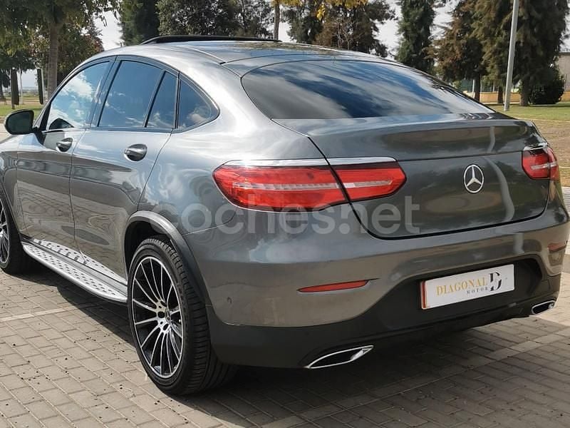 Usado Mercedes GLC250 204 CV (150 kW) 2018 Gris / plata Coupe