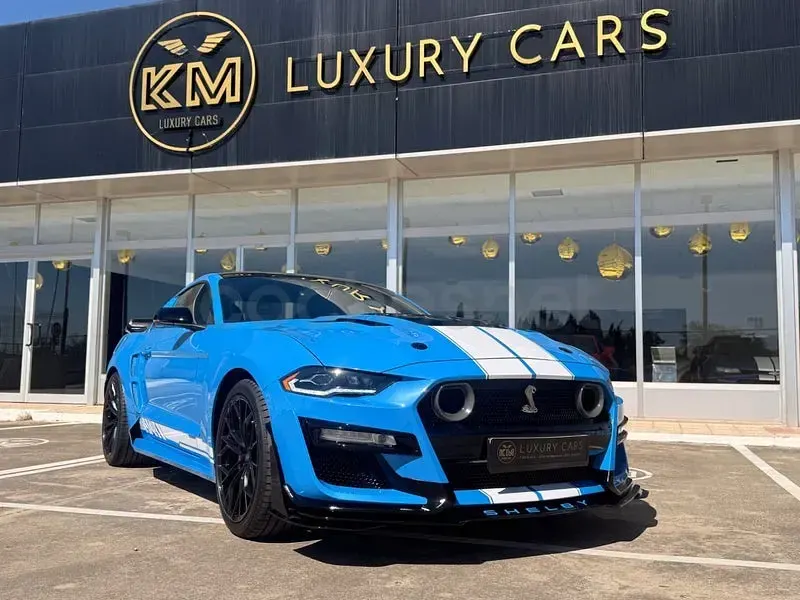 Usado Ford Mustang GT 450 CV (330 kW) 2023 Azul Coupe