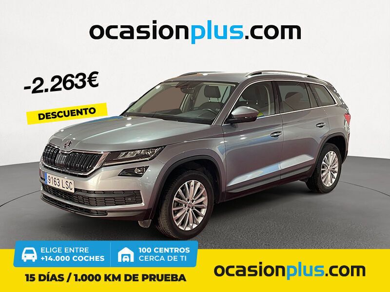 Gris Usado 2021 Skoda Kodiaq Ambition SUV | 24.900 € (Precio justo) - Imagen 1/4