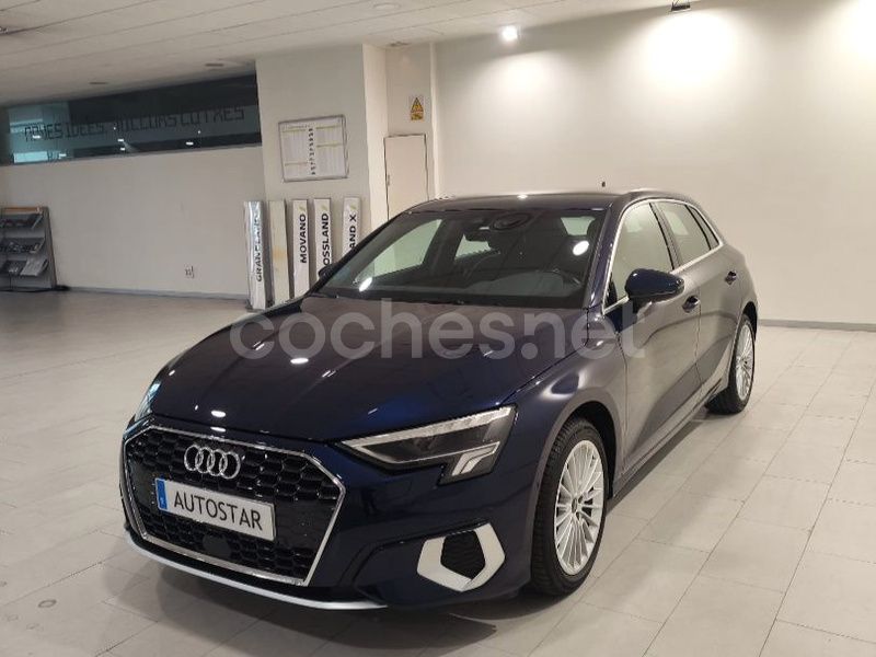 Azul Usado 2023 Audi A3 Sportback Advanced Plus Berlina | 29.800 € (Un poco caro) - Imagen 1/4