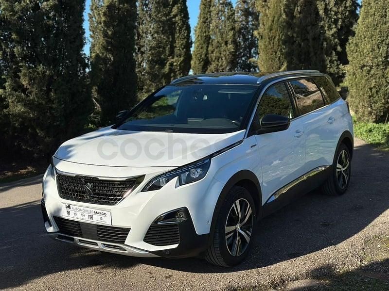 Usado Peugeot 5008 GT-line 130 CV (95 kW) 2018 Blanco SUV