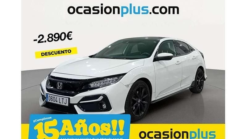 Blanco Usado 2021 Honda Civic Sport Plus Utilitario | 27.091 € (Precio justo) - Imagen 1/4