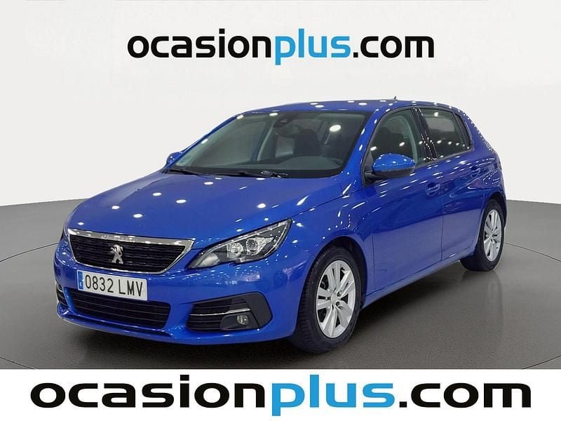Usado Peugeot 308 Active 131 CV (96 kW) 2021 Azul Utilitario