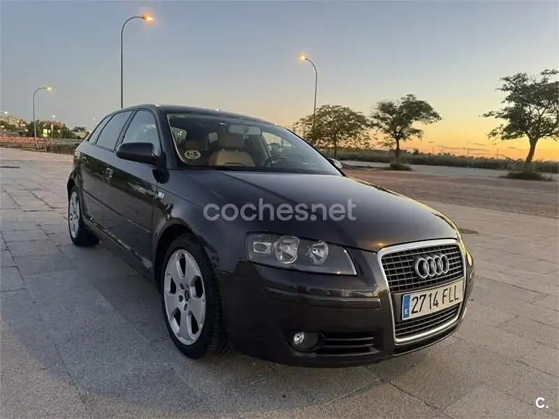 Usado Audi A3 Ambition 105 HP (77 kW) 2007 Preto Citadino