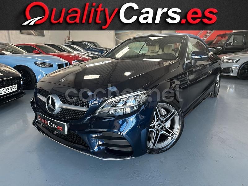Azul Usado 2023 Mercedes C220 Descapotable | 45.900 € (Buen precio) - Imagen 1/4