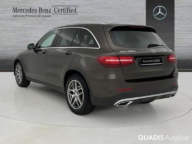 Usado Mercedes GLC250 AMG line 204 CV (150 kW) 2016 Marrón citrina