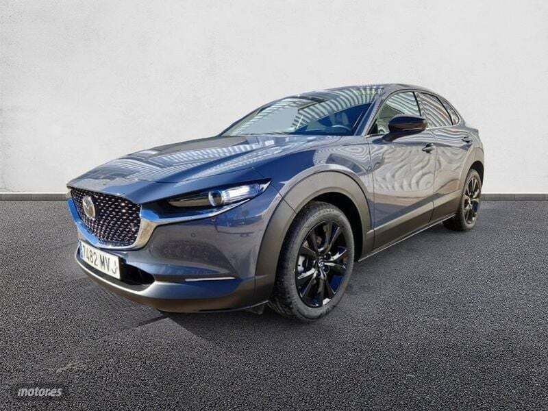 Gris / plateado Usado 2024 Mazda CX-30 Homura-Line SUV | 29.600 € (Un poco caro) - Imagen 1/4