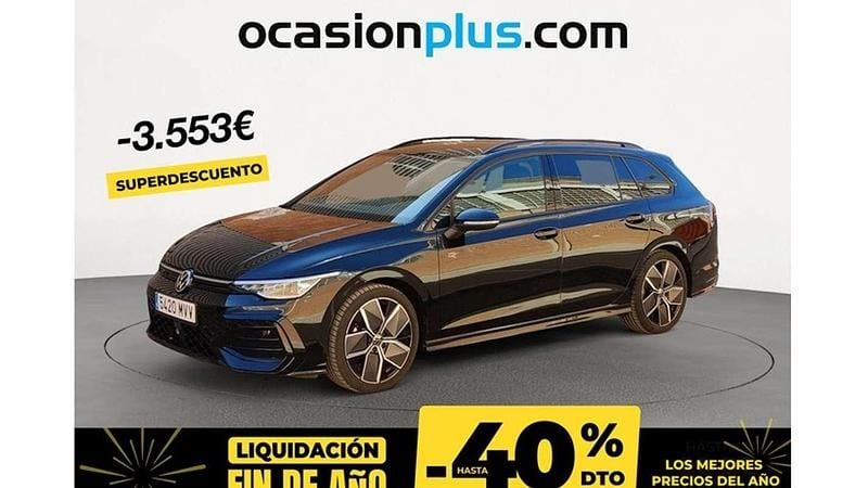 Negro Usado 2024 VW Golf VIII R-line Familiar | 29.537 € (Precio justo) - Imagen 1/4
