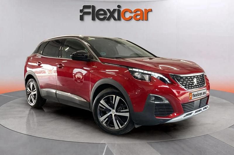Burdeos Usado 2019 Peugeot 3008 GT-line SUV | 15.190 € (Buen precio) - Imagen 1/4