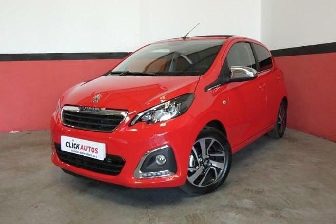 Rojo Usado 2021 Peugeot 108 Allure Utilitario | 10.200 € (Precio justo) - Imagen 1/4