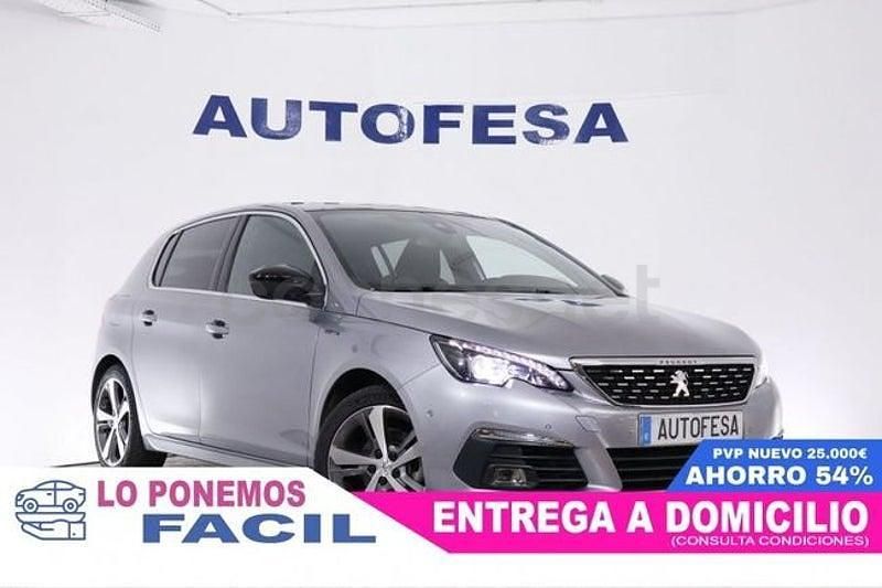Usado Peugeot 308 GT-line 131 CV (96 kW) 2018 Gris Berlina