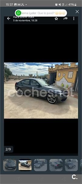 Käytetty BMW 320 Efficient Dynamics 163 HP (119 kW) 2015 Harmaa Sedan