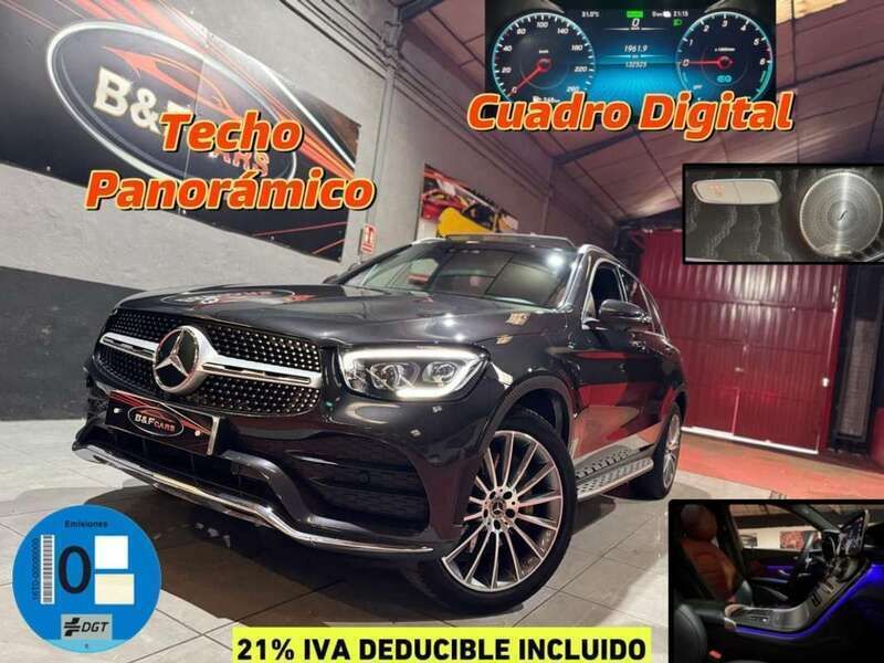 Gris Usado 2021 Mercedes GLC300e SUV | 30.600 € (Super precio) - Imagen 1/4