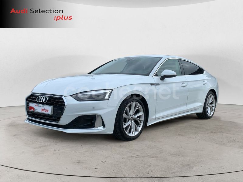Blanco Usado 2022 Audi A5 Sportback Advanced Plus Berlina | 35.400 € (Buen precio) - Imagen 1/4