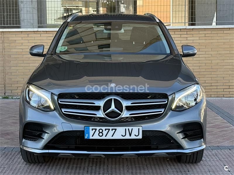 Usado Mercedes GLC220 AMG line 170 CV (125 kW) 2017 Gris / plata SUV