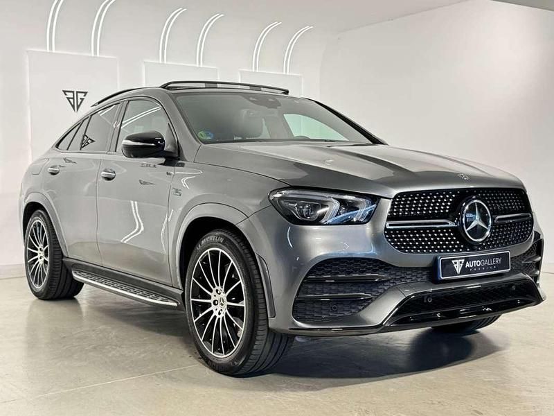 Usado Mercedes GLE350 320 CV (235 kW) 2021 Gris / plata Coupe