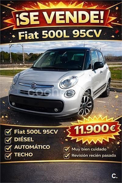 Usado Fiat 500L Cross 95 CV (69 kW) 2018 Gris / plata Monovolumen