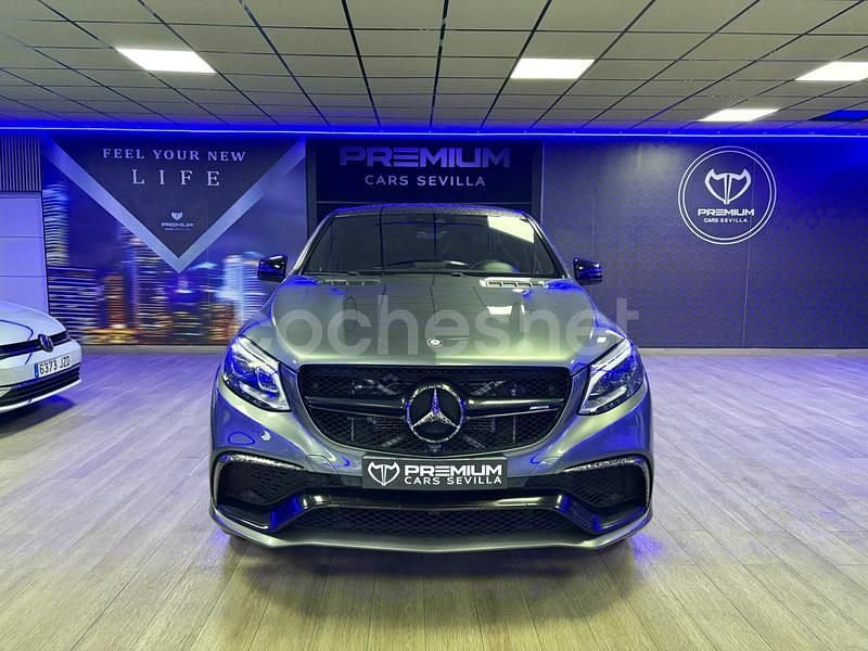 Usado Mercedes GLE63 AMG 585 CV (430 kW) 2017 Gris / plata Coupe