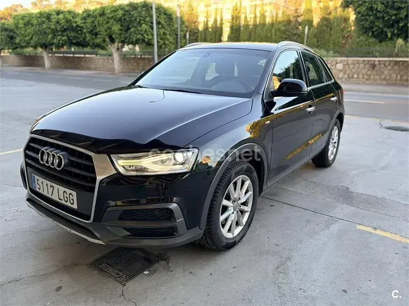 Usado Audi Q3 S-Line 150 CV (110 kW) 2017 Negro SUV