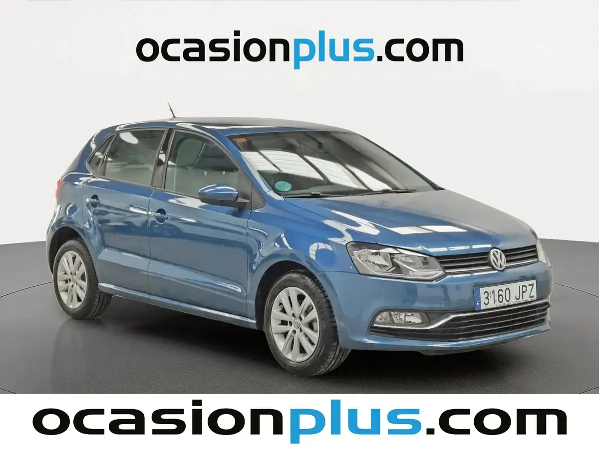 Usado VW Polo Advance 90 CV (66 kW) 2016 Azul Utilitario