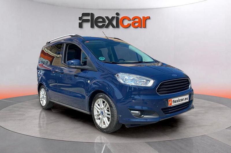 Azul Usado 2017 Ford Tourneo Courier Trend Monovolumen | 10.690 € (Precio justo) - Imagen 1/4