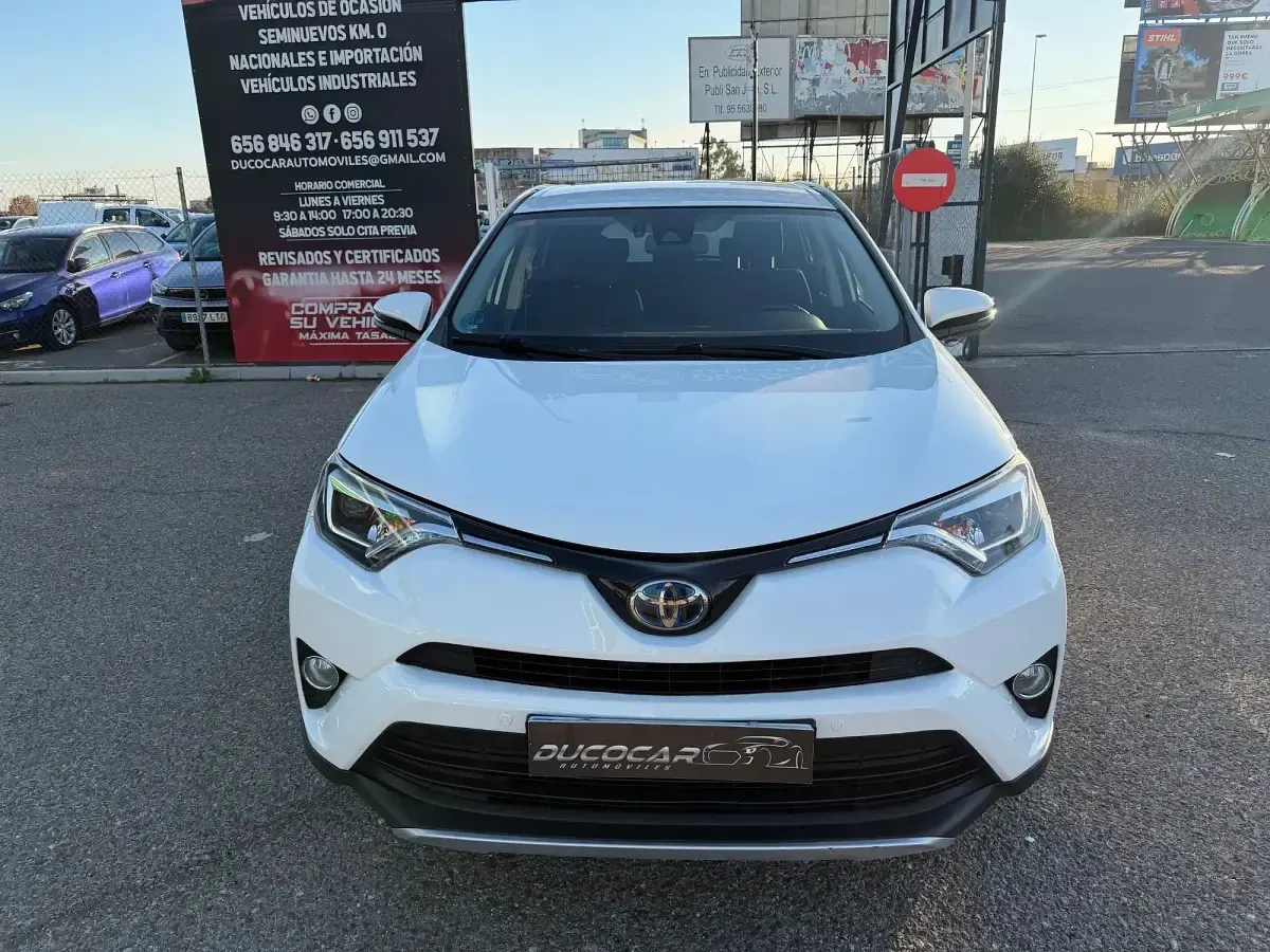 Brugt Toyota RAV4 Hybrid Advance 218 HK (160 kW) 2019 Hvid SUV