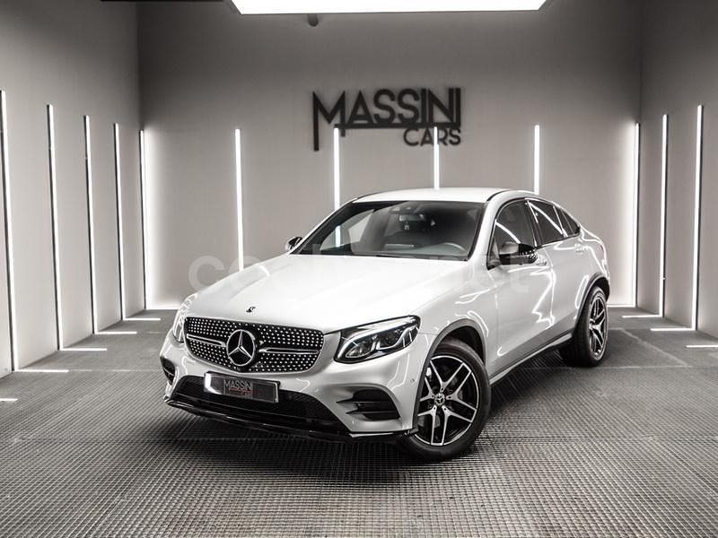 Usado Mercedes GLC220 194 CV (142 kW) 2019 Gris / plata Coupe