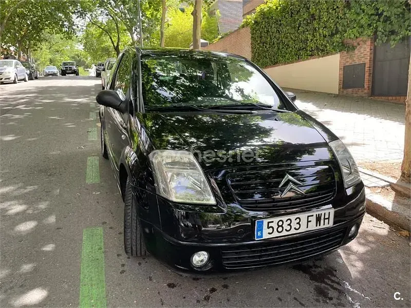 Usado Citroën C2 70 CV (51 kW) 2007 Negro Utilitario