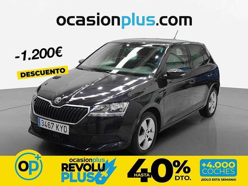 Usado Skoda Fabia Ambition 75 CV (55 kW) 2019 Negro Utilitario