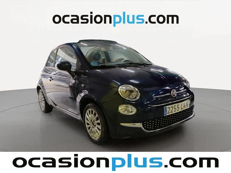 Usado Fiat 500C Dolcevita 71 CV (52 kW) 2021 Azul Descapotable