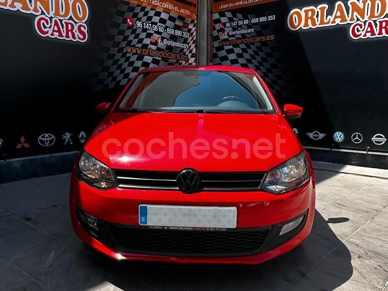 Usado VW Polo Advance 90 CV (66 kW) 2010 Rojo Berlina