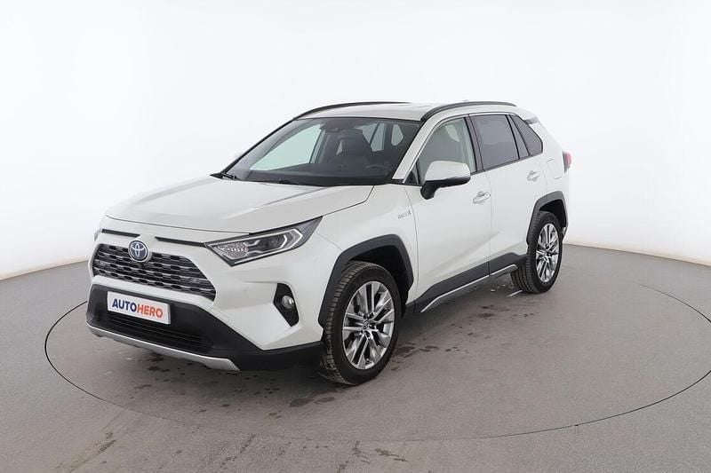 Blanco Usado 2021 Toyota RAV4 Hybrid Luxury SUV | 31.599 € (Precio justo) - Imagen 1/4