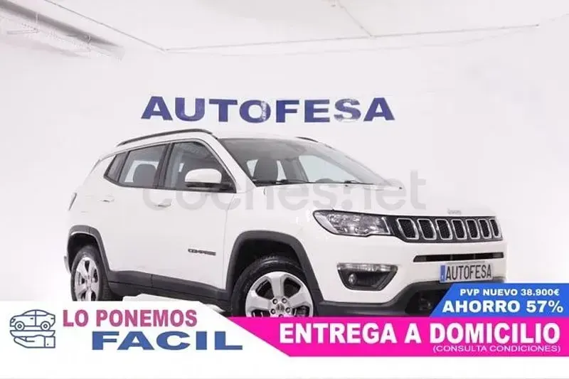 Usado Jeep Compass Longitude 140 CV (102 kW) 2020 Blanco SUV